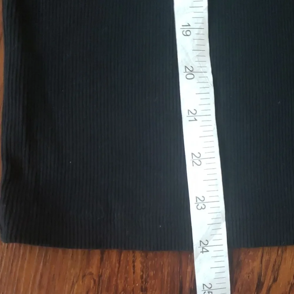 Anine Bing Black Tank Top with Gold Button Accents Size Small NEW Chic Feminine - Picture 5 of 7